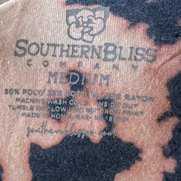 SOLD ALWAYS JUST LIVIN’ ON A PRAYER Bon Jovi Lyric Reverse Tie Dye Tank Top - Picture 7 of 7